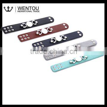 Fashionable Personalized Leather Bracelet