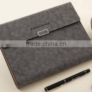25K Faux Leather Cover Planner Custom Loose Leaf Binding Organizer Agenda PU Leather Notebook photo-3
