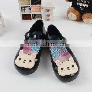 Soft Feeling Girl Pvc Shoes, Girl Cartoon Jelly Shoes photo-4