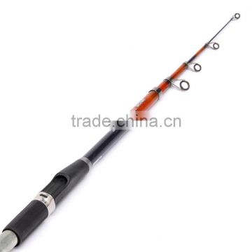 Wholesale Price Telescopic Portable Etendable Carbon Fishing Rods Luury Fishing Telescopic Rod Tools 2.1m + Bag