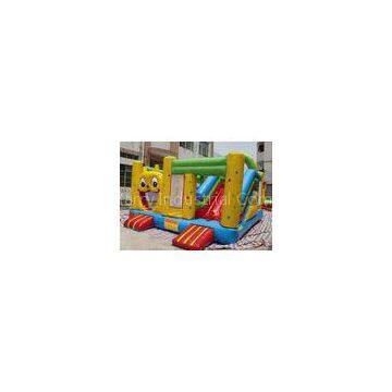 5  5 m Cute Cartoon Inflatable Bounce House Slide Combo For Children