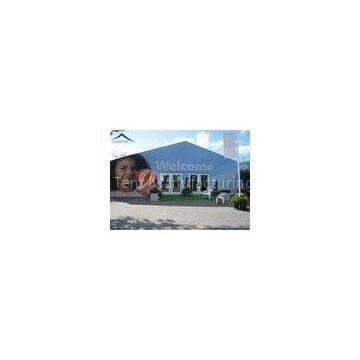Blue Outdoor Event Tents With Double - Wing Glass Door , Wedding Canopies