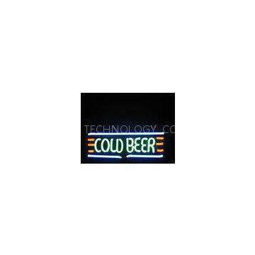 Energy Saving Commercial 3.8W IP44 Waterproof Neon Beer Signs 120V / 240V