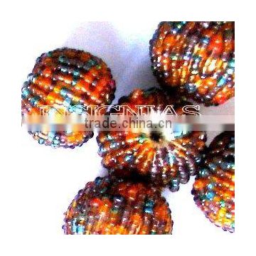 Handmade beaded beads