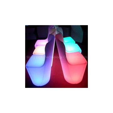 Glowing LED Seat Plastic Chair