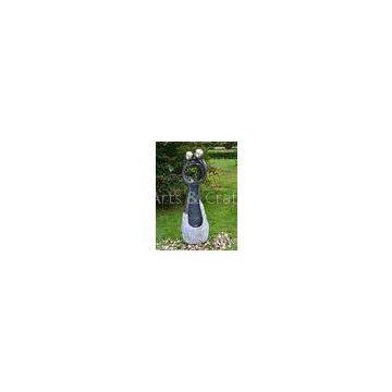 Contemporary Garden Fountains , Statue Water Fountains Custom Design Acceptable