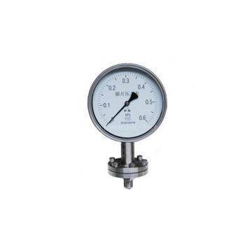 Threaded stainless steel diaphragm pressure gauge