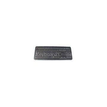 IP65 dynamic rated silicone industrial keyboard with sealed and ruggized touchpad