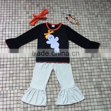 Wholesale Children's Boutique Clothing Set With Headband photo-2