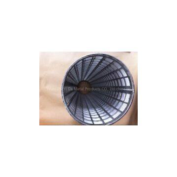 Square Hole Straight Seam Perforated Metal Welded Tubes Filter Frame