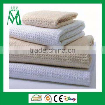 Waffle linen bath towel 100% cotton,waffle weave dying towel