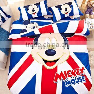 Wholesale Mickey Mouse Bedding Set for Kids Mickey Minnie Bedding Set of 3pcs for Single Beds photo-2
