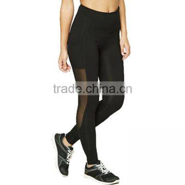 Women Mesh Gym High Elastic Workout Yoga Pants Dry fit Leggings jogger pants