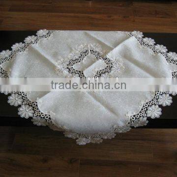 100% Polyester Lace Fancy Wedding Table Cloths