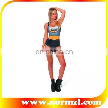 Wholesale sublimation sex model double push up bikini