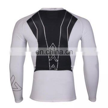 Blank Mma Rash Guard for Players White Color in High Quality photo-2