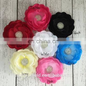 handmade flwoer layered flower hair accessory for headband wedding suits