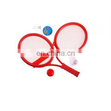 Promotions Sport toys for kids Tennis racket with ball,Fabric beach racket and shuttlecock for kids toys