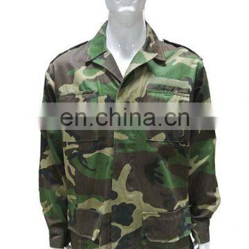 Hot selling woodland camouflage American Military Uniform BDU for army uniform