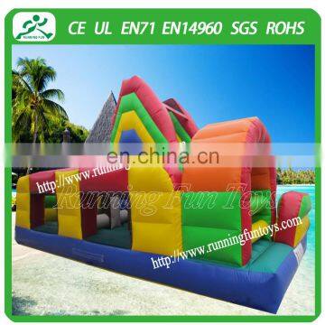 Colorful Inflatable Slide for Amusement Park, Inflatable Fun City With Bouncer/slide photo-2