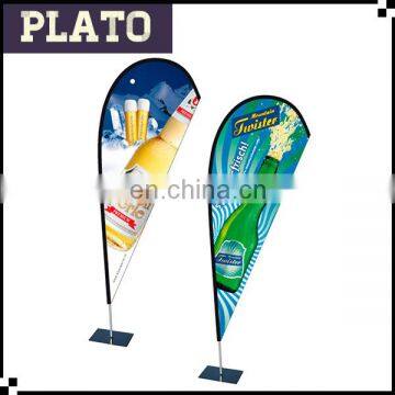 Drinks printed flag for promotion/advertising teardrop flag and banner