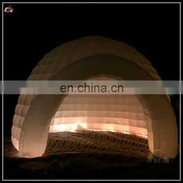 Best Selling China Manufacturer Inflatable Light Dome Photo Booth LED Colors Changing Igloo Tent For Photo Taking