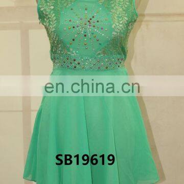 Short Sleevel Woman Chiffon Top and Lady Shirts Design photo-2