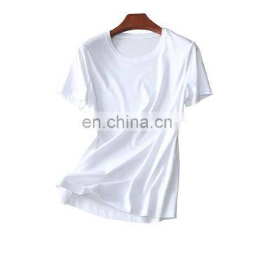 MIKA1700 casual plain white/black 100% cotton t shirts for men