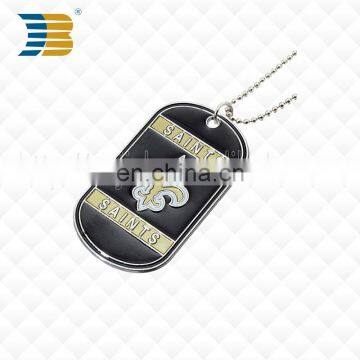 Chinese manufacturer design custom metal military dog tag