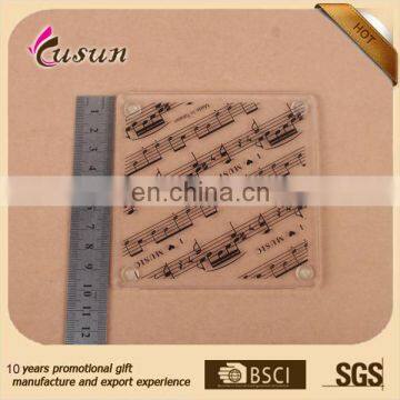 Promotion Cheap Square Custom Plastic Drink Clear Acrylic Coasters photo-4