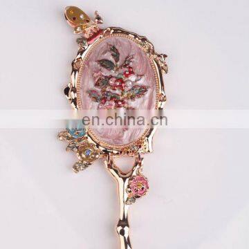 PROMOTIONAL GLAMOROUS DIAMOND COSMETIC VINTAGE MIRROR MAKE UP