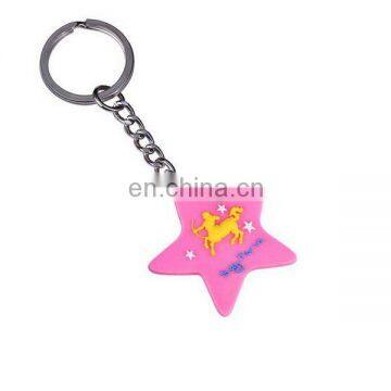 excellent oem design silicone mini ballet shoe key chain