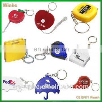 Personalized Tape Measure Keychain With Logo