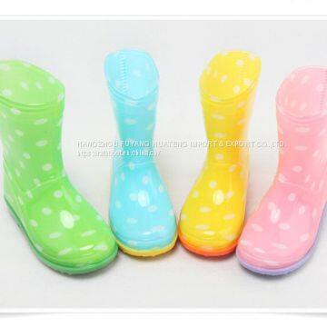 Hi-Q Various Transparent Kids' PVC Rain Boots, Cheap Children Rain Boot,High Quality Kid 100%Transparent Rain Boots photo-5