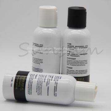 110ml Free Sample Plastic Cosmetis Bottle With Press Cap For Shampoo Packaging photo-5