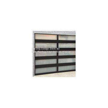 Aluminum Glass Doors with alloy frame and double hollow transparent glass