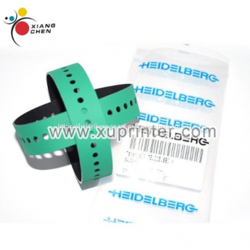 1 Bag(10 pieces) original M2.015.880F Heidelberg suction tape  deceleration CD102 XL105 green belt original parts 1 Bag(10 pieces)