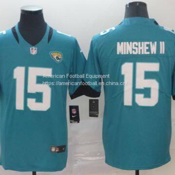 Jacksonville Jaguars #15 Minshew II Green Jersey