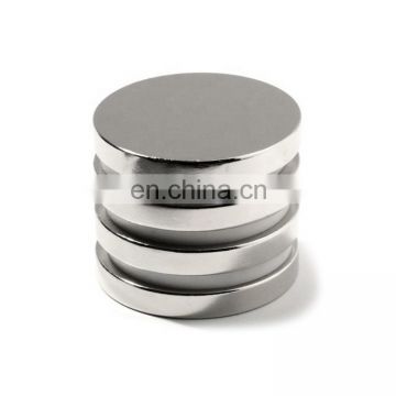 OEM N52 round shape magnetic NdFeB industrial magnet sheets diametrical neodymium magnets