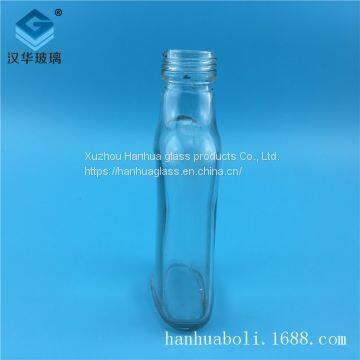 Hot Selling 200ml Flat Glass Wine Bottle Manufacturer photo-4