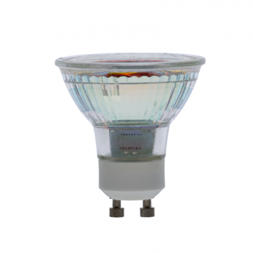LED spotlight GU10 SMD COB glass cup 36° angle dim CE ROHS