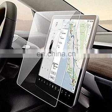 2017-2019 Tesla Model 3 Tempered Glass 15 Touch Screen Protector by i18 Car Gift