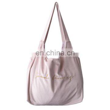 RAWHOUSE pink woman shopping bags velvet handbag polyester handbag shopping