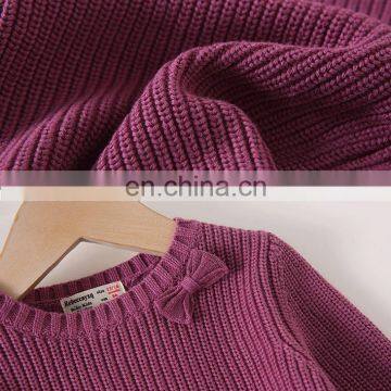 Long Sleeve Unisex Kids Sweater Oversized Knitwear Kids Pullover photo-3