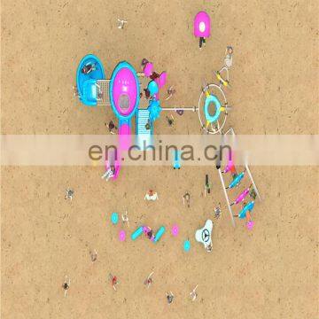 Good Quality China Factory Amusement Park Kids Plastic Slides Outdoor Fitness Training Plastic Slide photo-3