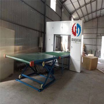 High Quality Horizontal Vibrating Blade CNC Contour Sponge Cutting Machine photo-3
