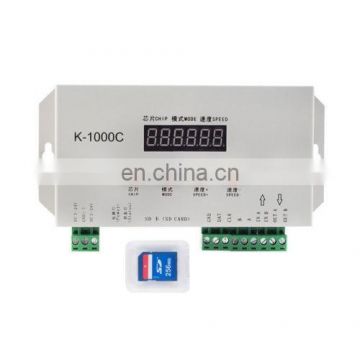 New Product DC5V-24V K-1000C LED Pixels Program Controller With SD Card