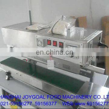 Shanghai Joygoal aluminum foil plastic bag heat sealing machine heat sealing thermal bopp film