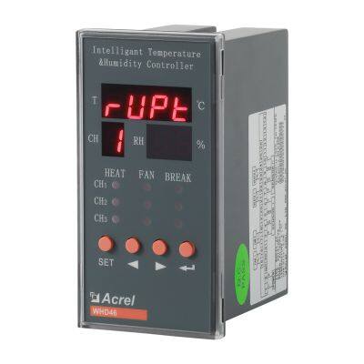 Acrel digital temperature and humidity controller with alarm measure two channel WHD46-22/J Digital tube display