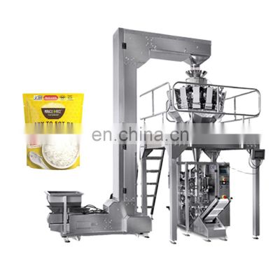 KV Fully automatic rice weighing packing machine price of 1kg 5kg rice packing machine